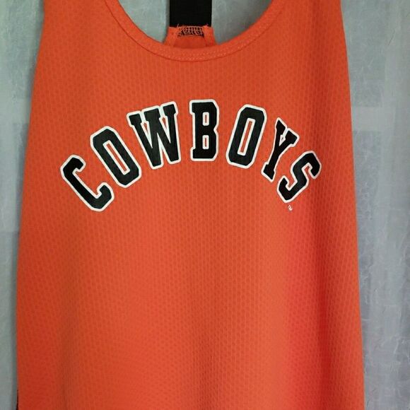 Oklahoma State Cowboys Orange Tank Top Racerback Shirt Women's Size XS Sport - Picture 3 of 9